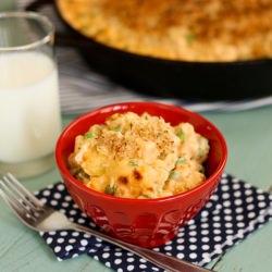 Creamy Macaroni & Cheese with Peas