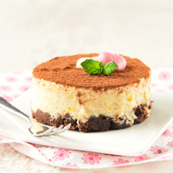 Mango Mousse Cake with Chocolate