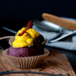 Deviled Potato with Egg Yolk