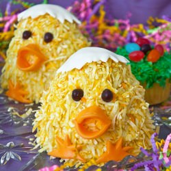 Cute Overload Easter Chick Cakes