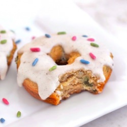 DIY Healthy Funfetti Cupcakes/Donut