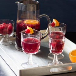 Raspberry Pomegranate Punch