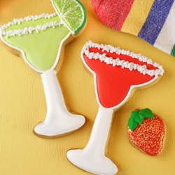 Decorated Margarita Cookies