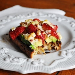 Strawberry Avocado Sandwich