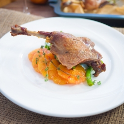 Duck Confit, Blood Orange, Balsamic