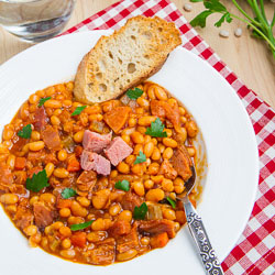 Ham and ‘Baked Bean’ Soup