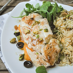 Cod with Spicy Orange Salad