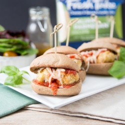 Mini Whole Wheat Meatball Subs