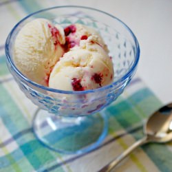 Raspberry Swirl Ice Cream