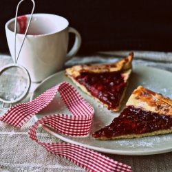 Tamarillo & Strawberry Galette