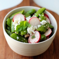 Snap Pea and Radish Salad