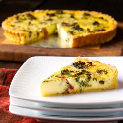 Broccoli and Tarragon Quiche