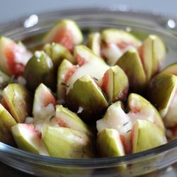 Figs with Feta, Honey and Rosemary