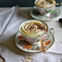 Chocolate Mousse with Whipped Cream