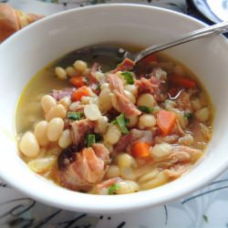 Hearty Ham and White Bean Soup