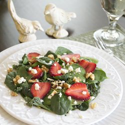 Spinach and Kale Spring Salad