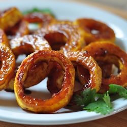 Maple Glazed Delicata Squash