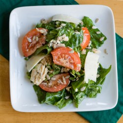 Tuna Spinach Salad with Grapefruit