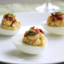 Lobster Deviled Eggs