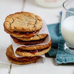 PB&J Cookie Sandwiches