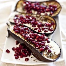 Eggplant in Buttermilk Pomegranate