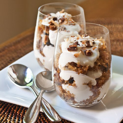 Carrot Cake Yogurt Parfaits