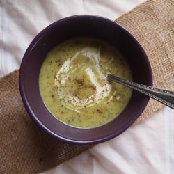 Watercress, Fennel, Potato Soup