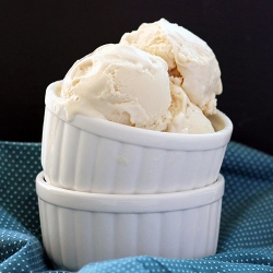 Maple Lavender Frozen Yogurt