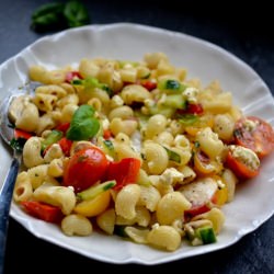 Roasted Veggie Spring Pasta Salad