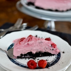 Black Bottom Raspberry Cheesecake