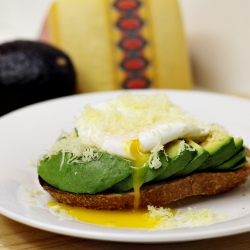 Poached Egg & Avocado on Sourdough