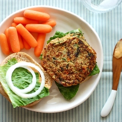 Quinoa Burgers with Chipotle Mayo