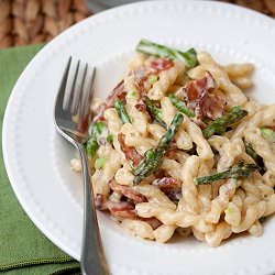 Bacon Asparagus Pasta