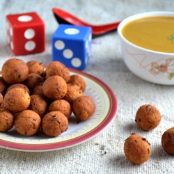 Paneer Potato Pakoras