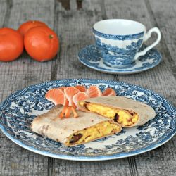 Egg and Chorizo Wraps