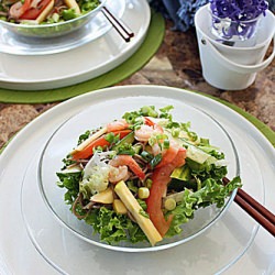 Soba Noodle Salad with Miso Dressing