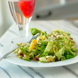 Brussels Sprouts and Pecan Salad