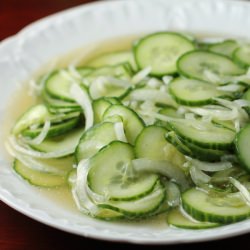 Cucumber and Onion Salad