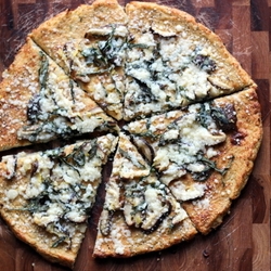 Shiitake, Basil, and Lemon Pizza