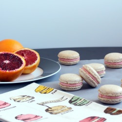 Blood Orange Macarons