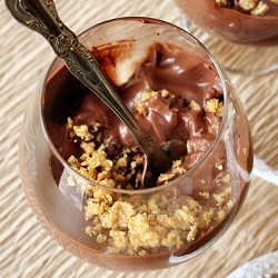 Dark Chocolate Frangelico Mousse