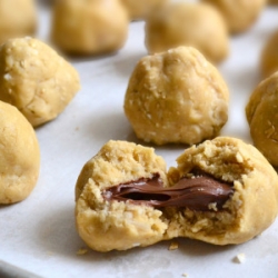 Coconut Nutella Surprise Cookies