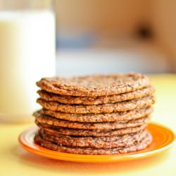 Shaved Chocolate Cookies