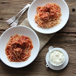 Grandma’s Meatballs and Sauce (GF)