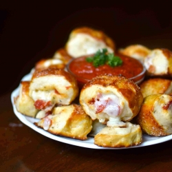 Pretzel Pizza Rolls