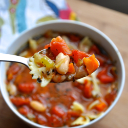 Vegan White Bean and Pasta Soup