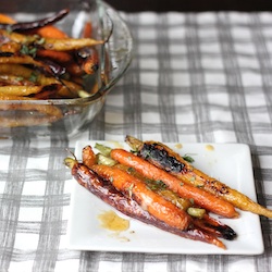 Honey Ginger Roast Carrots