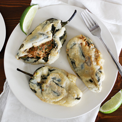 Beer-Battered Stuffed Peppers