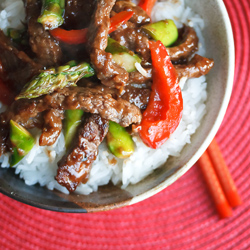 Beef and Asparagus Stir Fry