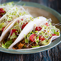 Lentil and Cauliflower Rice Tacos